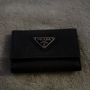 Prada Vintage Brown  Key & Card Holder